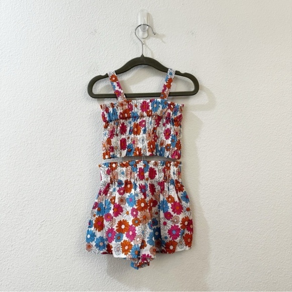 Lucky Jade Dazzling Daisies Short and Tank Set Size 2/3T New